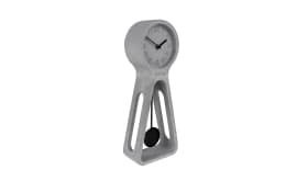 Tischuhr Pendulum aus Beton in betongrau