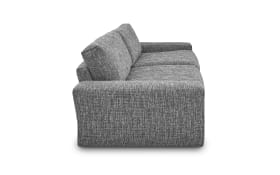 Bigsofa Dallas, blaugrau, inkl. Kissen 