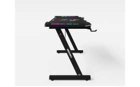Minecraft Gaming Tisch, schwarz, 120 x 74 cm