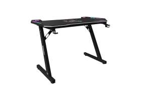 Minecraft Gaming Tisch, schwarz, 120 x 74 cm
