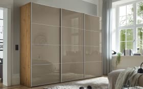 Schwebetürenschrank Studioline, Artisan Eiche-Nachbildung/mocca