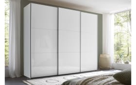 Schwebetürenschrank Lento, weiß, inkl. Schließdämpfer