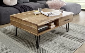 Couchtisch Mustique, Akazie massiv, inkl. Funktionen