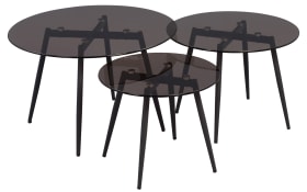 Couchtisch Pluto in anthrazit, 50 cm