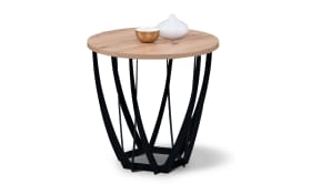 Beistelltisch Mella 1, Artisaneiche/schwarz