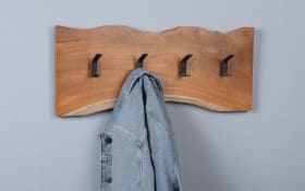 Garderobe Alaska 2, Teakholz massiv