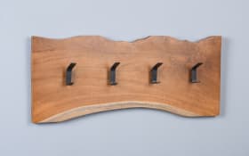 Garderobe Alaska 2, Teakholz massiv