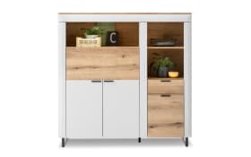 Regal Torano, lightgrey supermatt, Coast Evoke Eiche Nachbildung