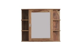 Spiegelschrank Yoga, Shishamholz, 85 x 73 cm