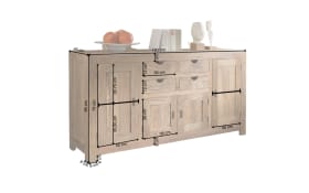 Kommode Yoga, massives Shishamholz 