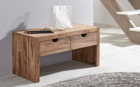 Garderobenbank Yoga, massives Shishamholz 