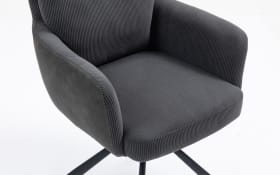 Drehstuhl Stefan, anthrazit, inkl. Rückholfunktion