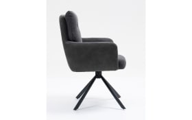 Drehstuhl Stefan, anthrazit, inkl. Rückholfunktion