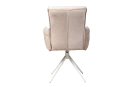Armlehnenstuhl Ruben S, creme/braun