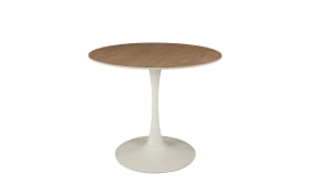 Tisch Ava 90 T, creme/Holz-Nachbildung