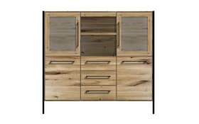 Highboard 3013, Charakter-Eiche massiv