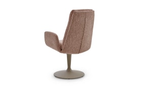 Schalen-Sessel Virello, rose/beige