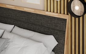 Polsterbett Incana III, anthrazit/Eiche