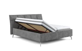 Polsterbett Nivora, steel