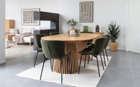 Esstisch Osaka, furnierte Eiche 