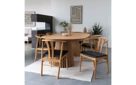 Stuhl Artenara, Eiche/Schwarz