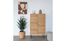 Highboard Kyoto, furnierte Eiche