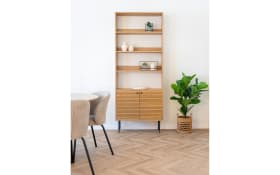 Bücherregal Kyoto, furnierte Eiche