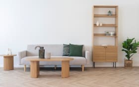 Bücherregal Kyoto, furnierte Eiche