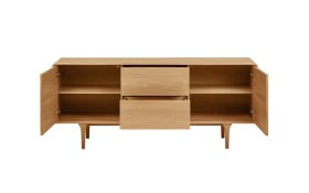 Sideboard Darwin, Eiche, inkl. Push-to-Open Funktion