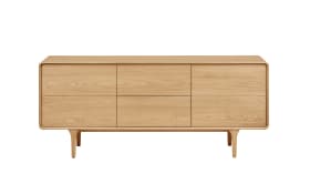 Sideboard Darwin, Eiche, inkl. Push-to-Open Funktion