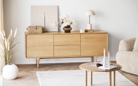 Sideboard Darwin, Eiche, inkl. Push-to-Open Funktion