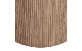 Esstisch Athen, weiß/dunkelbraun