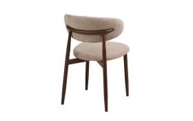 Esszimmerstuhl Levanto, sandfarbig/Holz-Nachbildung