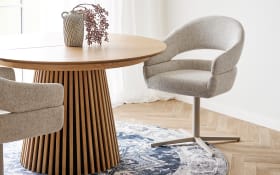 Stuhl Dover, beige/grau, inkl. Drehfunktion