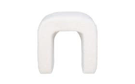 Pouf Colma, weiß