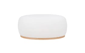 Pouf Manhattan, weiß