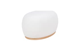 Pouf Manhattan, weiß