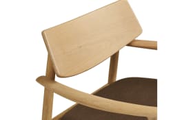 Loungesessel Olvera, Eiche/braun