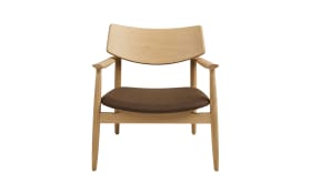 Loungesessel Olvera, Eiche/braun