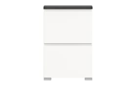 Schuhschrank Shoelove, grau/weiß, 60 cm