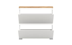 Schuhschrank Shoelove, Eiche-Nachbildung/weiß, 95 cm