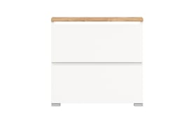 Schuhschrank Shoelove, Eiche-Nachbildung/weiß, 95 cm