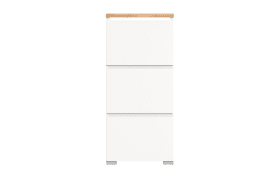 Schuhschrank Shoelove, Eiche-Nachbildung/weiß, 133 cm