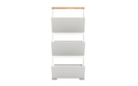 Schuhschrank Shoelove, Eiche-Nachbildung/weiß, 133 cm