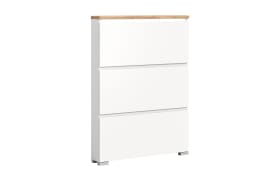 Schuhschrank Shoelove, Eiche-Nachbildung/weiß, 130 cm
