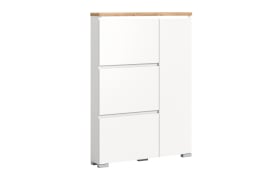 Schuhschrank Shoelove, Eiche-Nachbildung/weiß, 95 x 130 cm