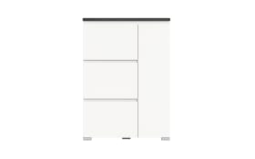 Schuhschrank Shoelove, grau/weiß, 95 x 130 cm