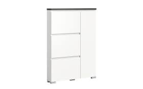 Schuhschrank Shoelove, grau/weiß, 95 x 130 cm