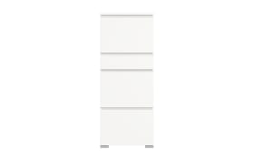 Schuhschrank Shoelove, weiß, 151 cm