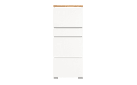 Schuhschrank Shoelove, Eiche-Nachbildung/weiß, 151 cm